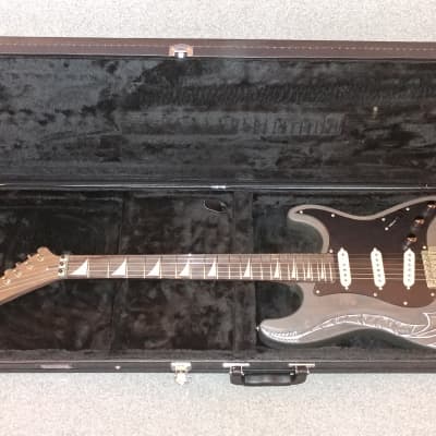 Art Guitar! Very Cool Hand Carved Custom Built Dragon Strat Style With HSC image 9