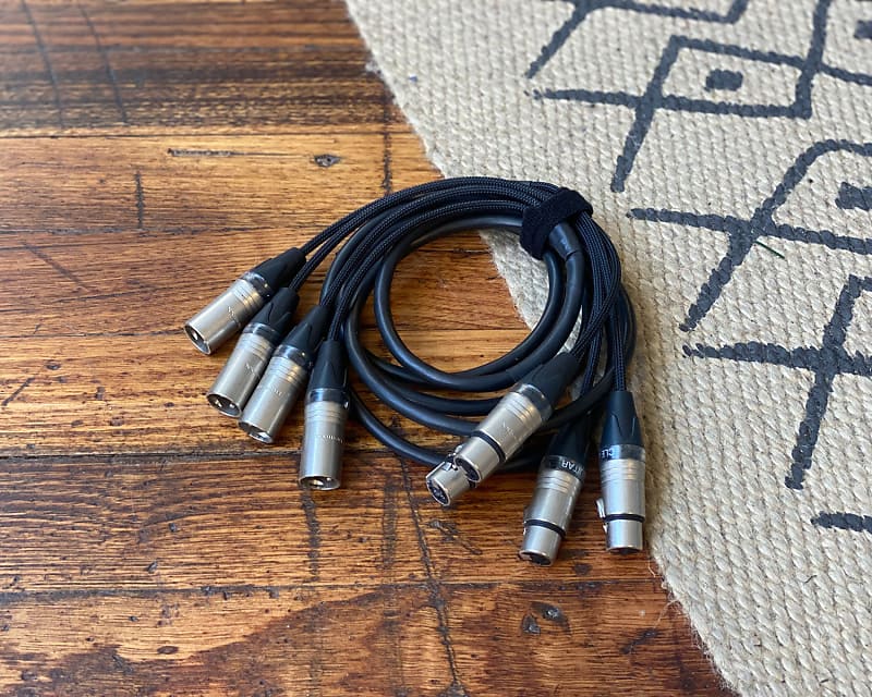 Canare MR202-4AT - 4 Cable XLR Loom | Reverb UK