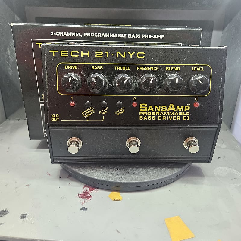 Tech 21 Sansamp Programmable Bass Driver