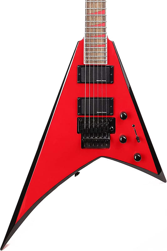 Jackson X Series Rhoads RRX24 - Red with Black Bevels image 1