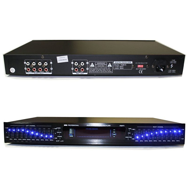EMB - Eqb75 - Dual 10 Band Stereo Equalizer With Spectrum Analyzer image 1