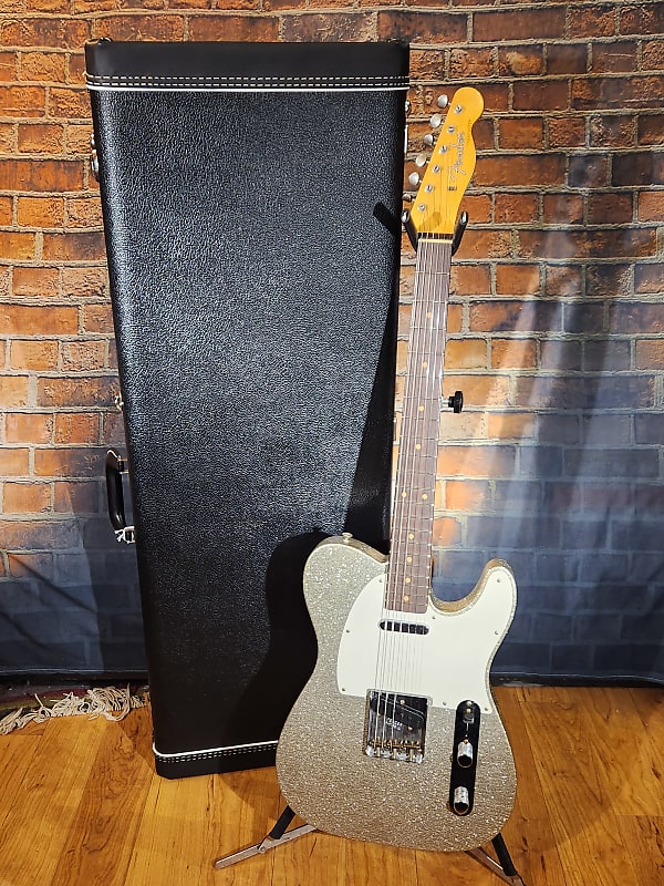 Fender 2023 Limited Edition Custom Shop '63 Telecaster Silver Sparkle w/ OHSC & CoA image 1
