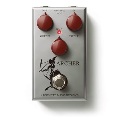 J.Rockett Archer Boost/OD Guitar Effects Pedal image 1