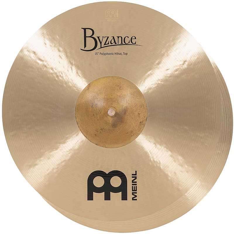 Meinl 15" Byzance Traditional Polyphonic Hi-Hat Cymbals (Pair) image 1