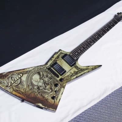DEAN Dave Mustaine Zero "In Deth We Trust" electric GUITAR Z Graphic Top w/ CASE image 4