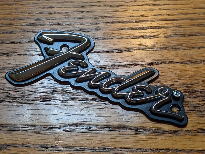 Fender Amp Logo Die Cast Metal Reverb