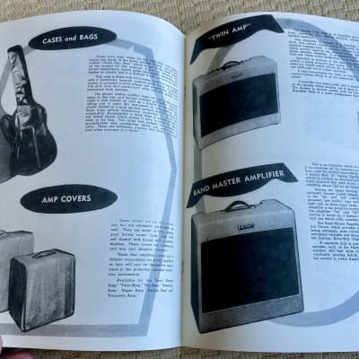 Fender '54 CATALOG Reprint " Fine Electric Instruments" 20 Pages image 5