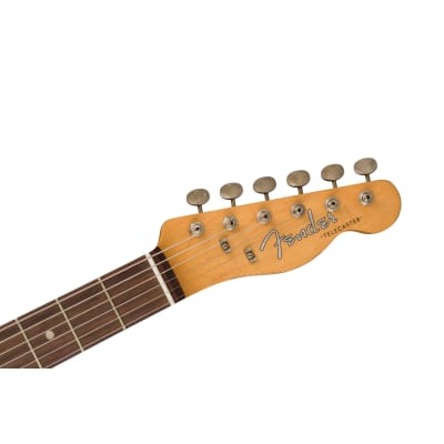 Fender Joe Strummer Signature '66 Telecaster Rosewood Fingerboard - Black over 3-Color Sunburst image 6