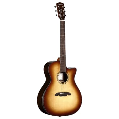 Alvarez MG70ce Custom Masterworks Grand Auditorium Guitar, Acoustic Electric with Cutaway 2024 - Shadowburst Gloss image 2