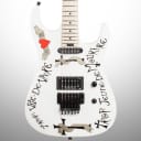 Charvel Warren DeMartini USA Signature Frenchie, Maple Fingerboard, Snow White with Frenchie Graphic