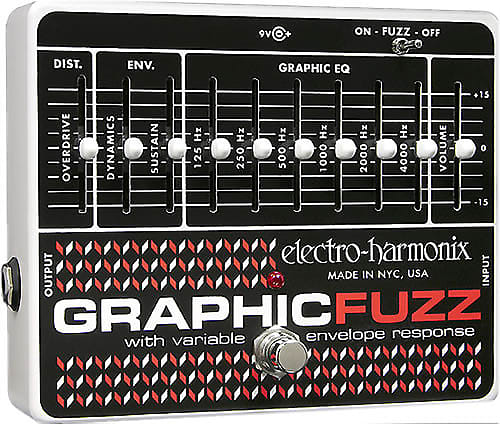 Electro-Harmonix Graphic Fuzz EQ / Distortion / Sustainer - Electro-Harmonix Graphic Fuzz EQ image 1