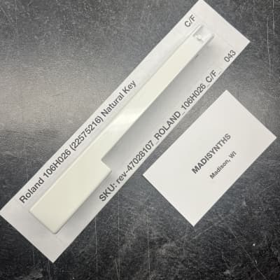 ORIGINAL Roland Replacement C/F Key (106H026) for Juno-1/6/60/106, Jupiter-6/8, HS-10/60, SH-101, VK-09, JX-3P, W-30, D-10/20