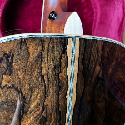 Hsienmo OM custom Full Solid Sinker Redwood + Ziricote Martin Birds image 17