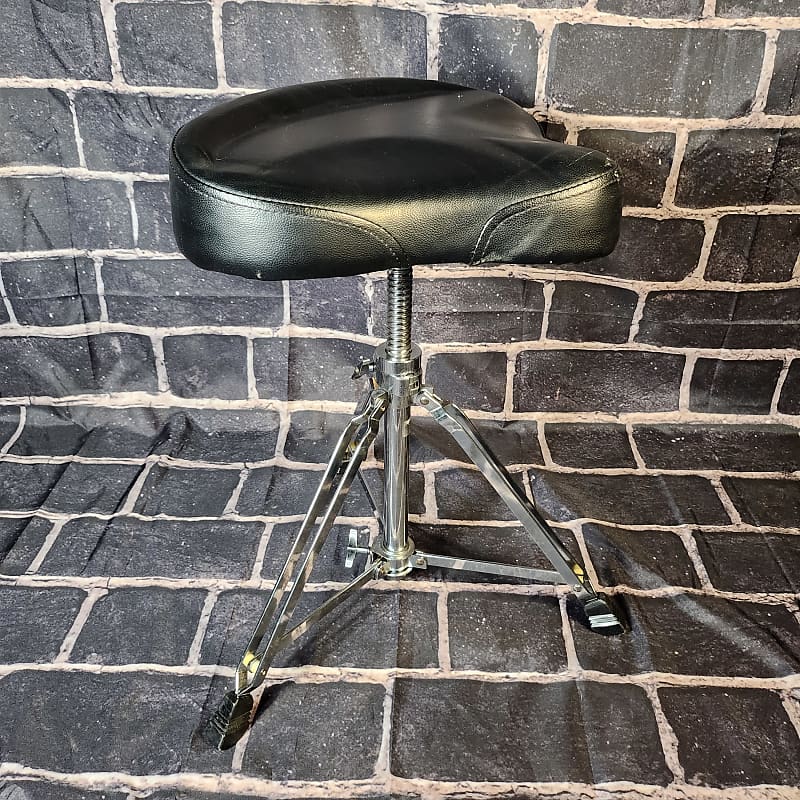 Groove Percussion Saddle Throne - Black - Rare Find - Heavy Duty image 1