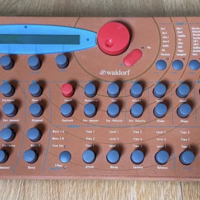 Waldorf Microwave XT Synthesizer with Custom Walnut Side Panels