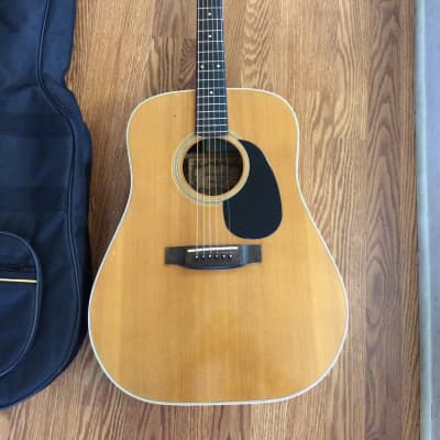 1973 Yamaki Deluxe Folk 118 Dreadnought Acoustic Guitar Daion | Reverb