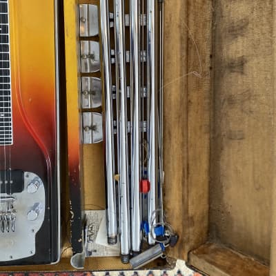 60's Fender 400 Sunburst Pedal Steel Guitar image 7
