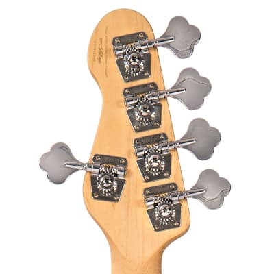 Vintage VJ75 ReIssued Maple Fingerboard Bass Guitar ~ 5-String - Natural Ash image 4