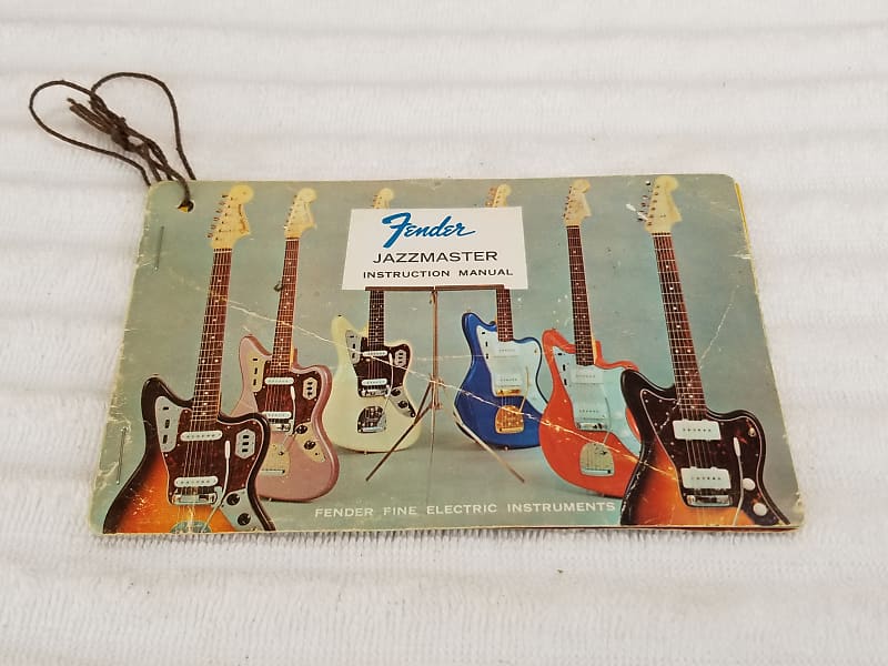 1960s Fender Jazzmaster Manual 100 Genuine Vintage Reverb