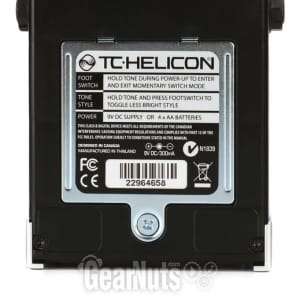 TC-Helicon Talkbox Synth Pedal image 8