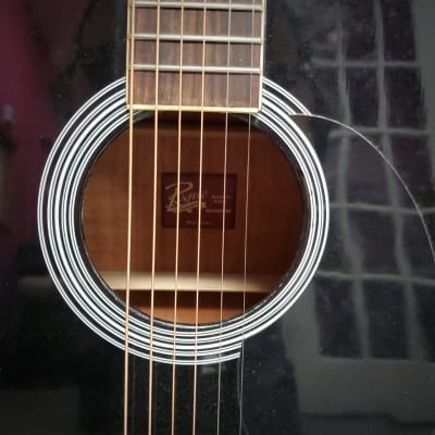 Rogue RA-100D Acoustic Guitar Black image 6