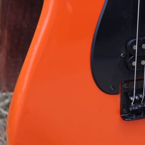 Fender Squier Bullet Stratocaster Traffic Cone Orange Finish Single Humbucker Electric Guitar image 6