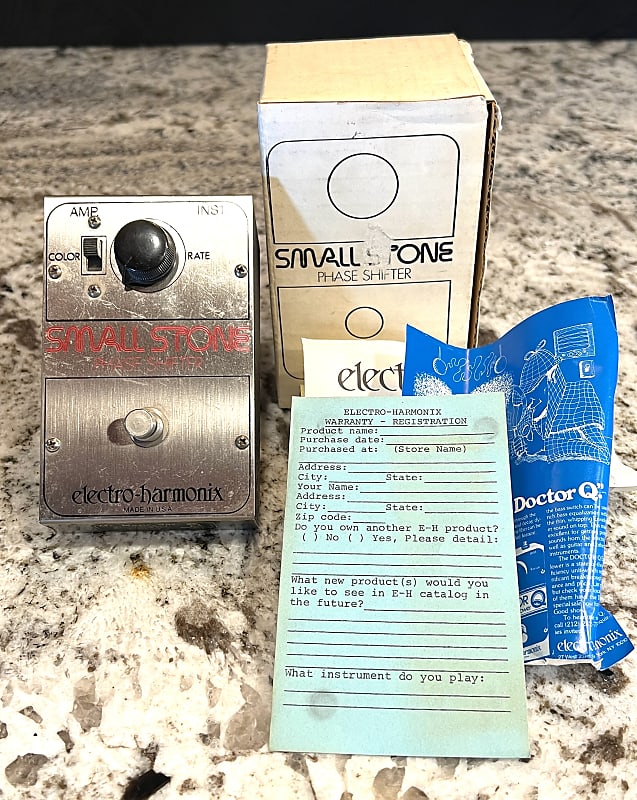 1970s Electro-Harmonix Small Stone V1 Phase Shifter Pedal - Timeless Tone