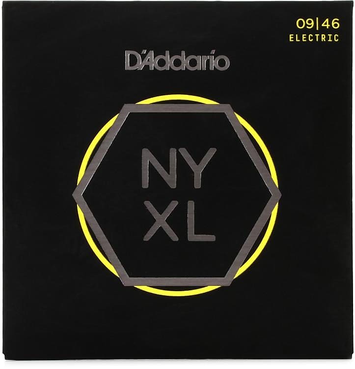 D'Addario NYXL0946 Super Light Top/Regular Bottom 9-46 NYXL Electric Guitar Strings
