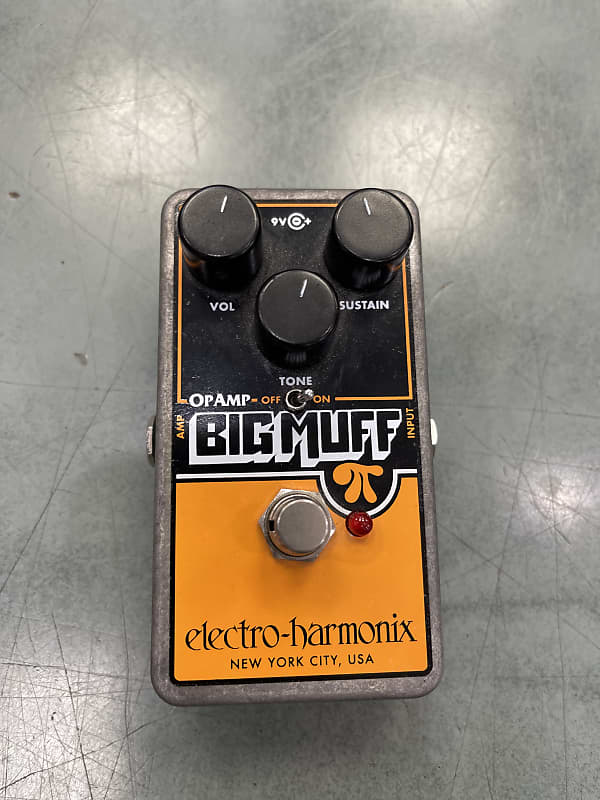 ElectroHarmonix Op Amp Big Muff Pi Reissue Black/Orange Reverb