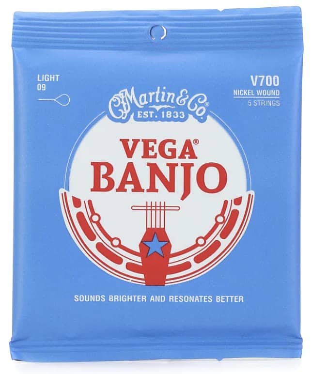 Martin V700 Vega Banjo Strings - Light