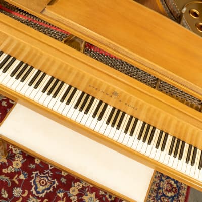 Steinway & Sons 5'7" Model M Grand Piano | Satin Oak | SN: 395111 image 4