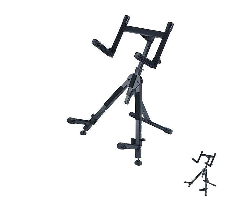 QuikLok BS-625 A-Frame Amp Stand (Black) heavy duty and fully adjustable- NEW image 1