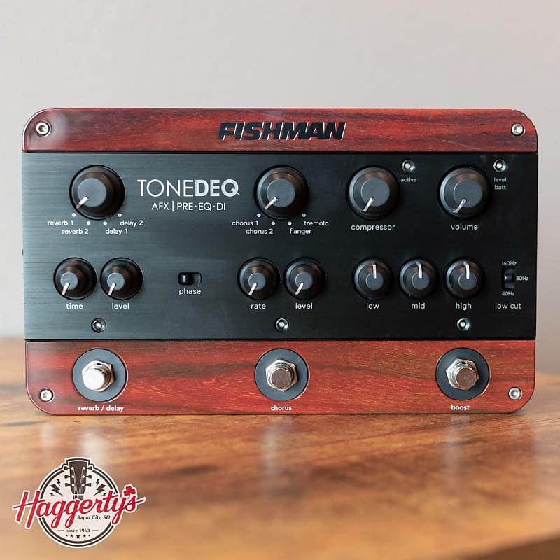 Fishman ToneDEQ AFX Preamp/EQ/DI with Dual Effects | Reverb