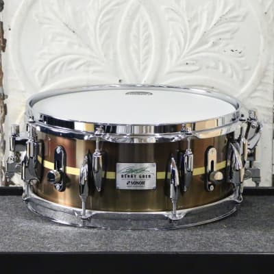 Sonor Benny Greb Signature New Brass Snare Drum 13x5.75 - Vintag image 1