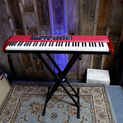 Nord Electro 2 SW73 Semi-Weighted 73-Key Digital Piano 2002 - 2009 - Red with Keyboard Stand & Sustain Pedal image 2