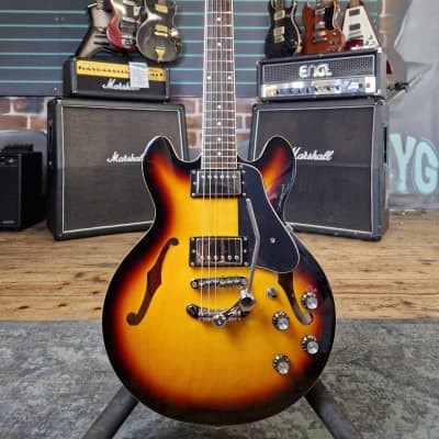 1980s Chaser Japan ES 'Lawsuit' Jazz Guitar - Sunburst with