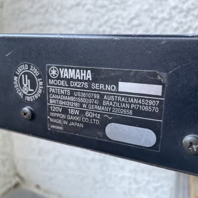 Vintage Yamaha DX27S  80s  For Parts Or Repairs image 9