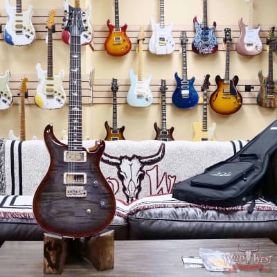 Paul Reed Smith PRS Wild West Guitars Special Run CE 24 Painted Black Neck 57/08 Covered Pickups Faded Grey Black Cherry Burst 7.60 LBS image 5