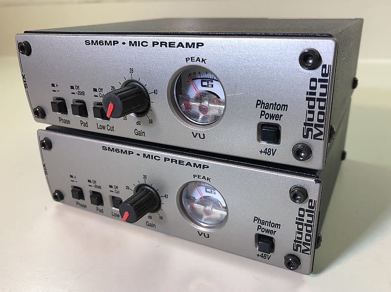 Studio Module SM6MP Mic Preamp Pair Recording Microphone Reverb