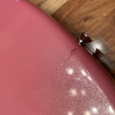 Loaded Huntington Jazz Bass Body Pink Pearl Metallic image 6
