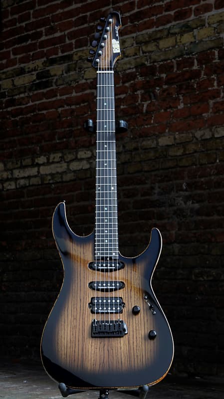 ESP USA M-III 2 GT - Zebrawood - See Thru Black Sunburst