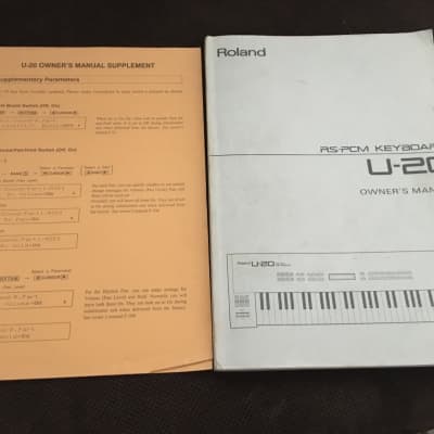 Roland U-20 Manual