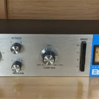 Black Lion Audio 1176 compressor BLUEY - Blue Stripe & Silver | Reverb