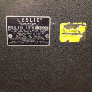 Leslie Model 825 With Combo Preamp II image 6