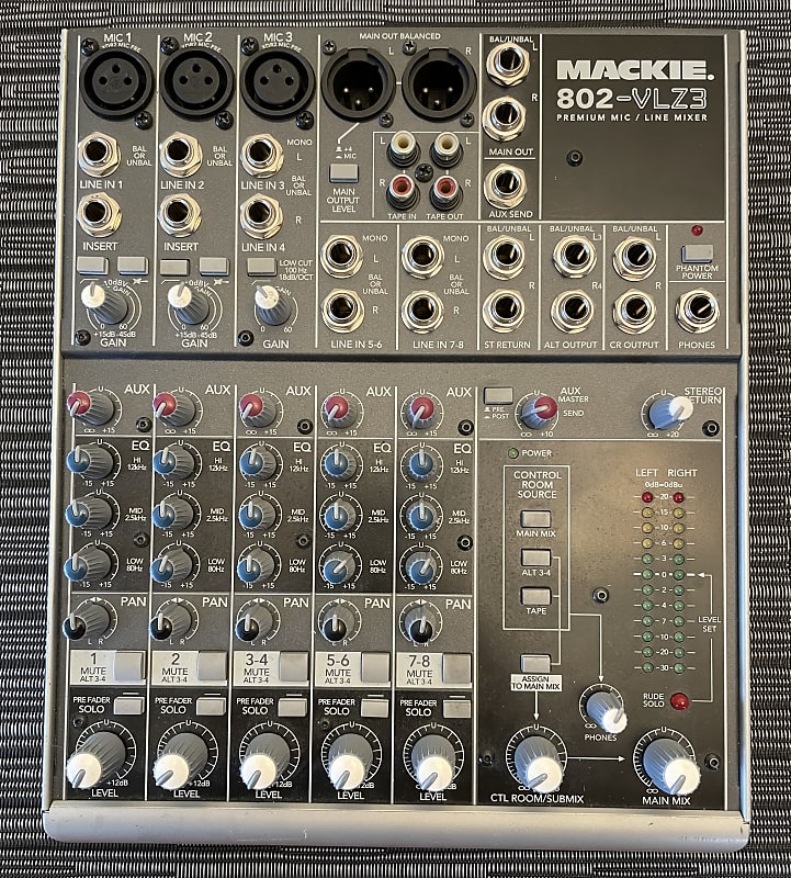 Mackie 802-VLZ3 8-Channel Mic / Line Mixer | Reverb