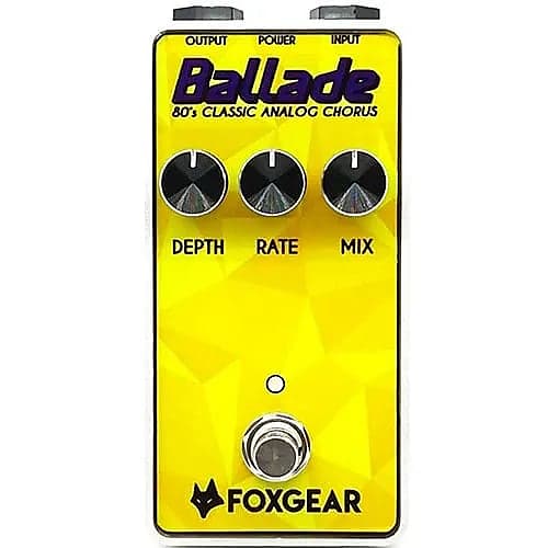 Foxgear BALLADE (80’s Classic Analog Chorus) Reverb