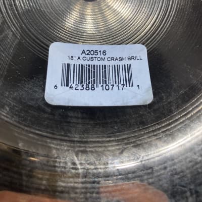 Zildjian 18" A Custom Crash Cymbal 2006 - Brilliant, 1400g image 9