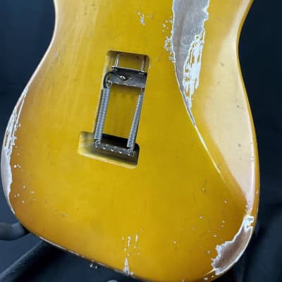 Custom/Hybrid Stratocaster, Relic, Aged Buttercream image 10
