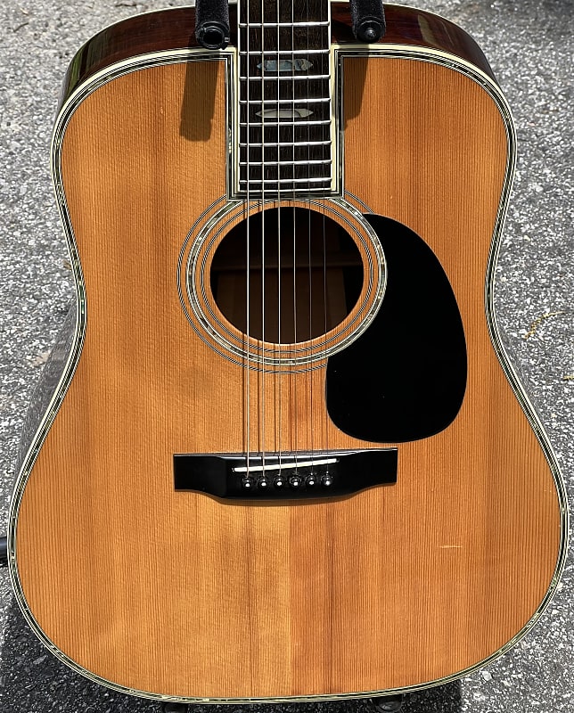 Morris W-100 D-45 Style Dreadnought Acoustic Guitar Made in Japan