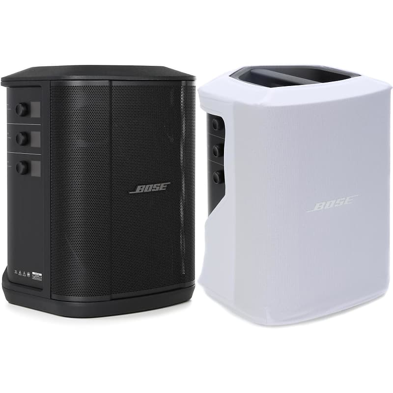 Bose S1 Pro+ Multi-position PA System with Battery and White Fabric Cover image 1